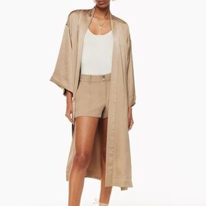 NWT Aritzia Wilfred Monody Silk Robe Jacket Size XXS